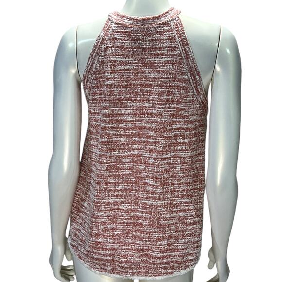 W5 Walter Baker Boho Cream & Orange Tank Top - Size Medium - Picture 3 of 8